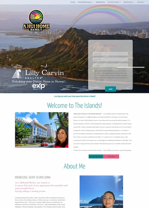 Arco website design and development ahuihomehawaii.com