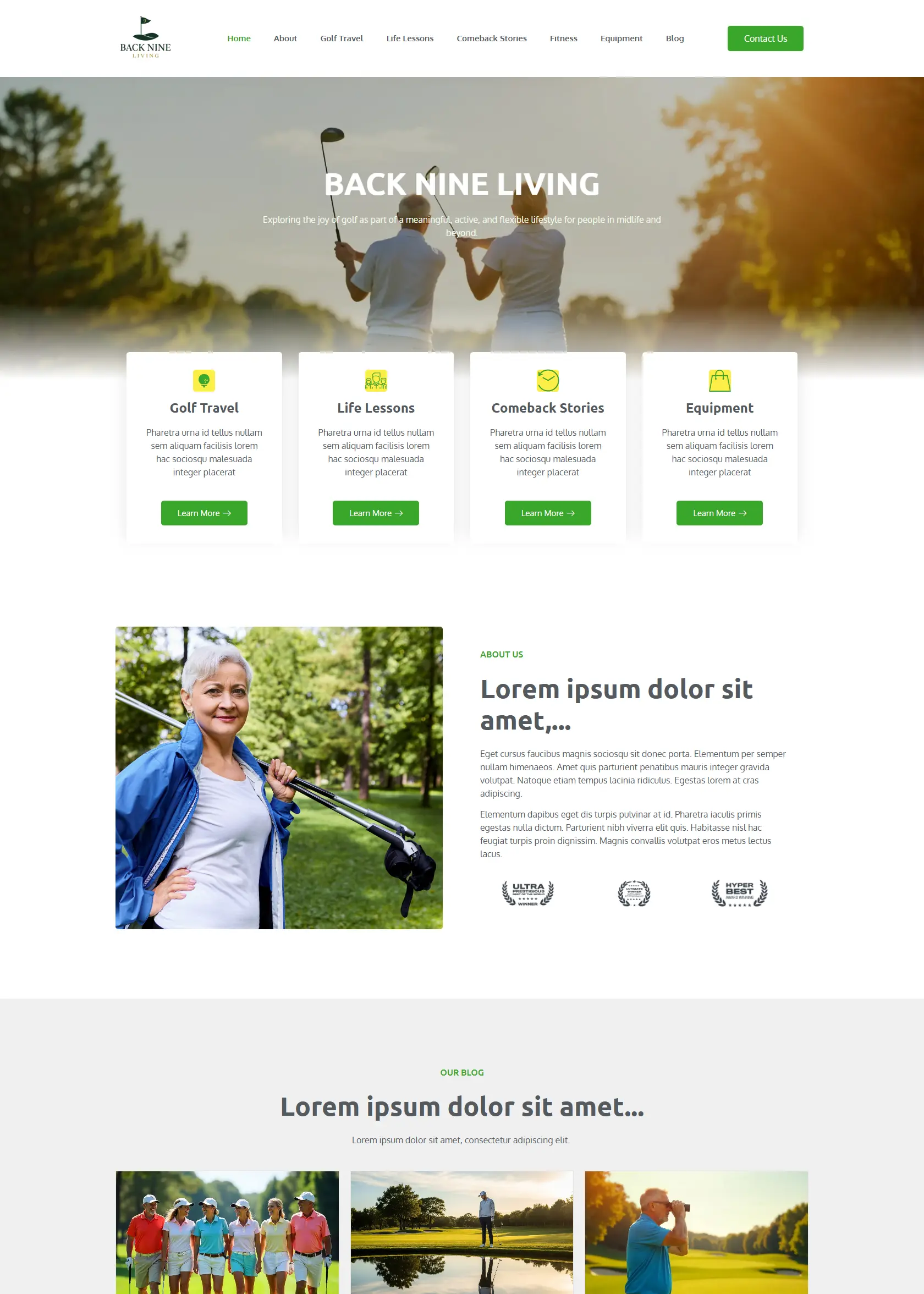 Golf Back Nine Living backnineliving.com